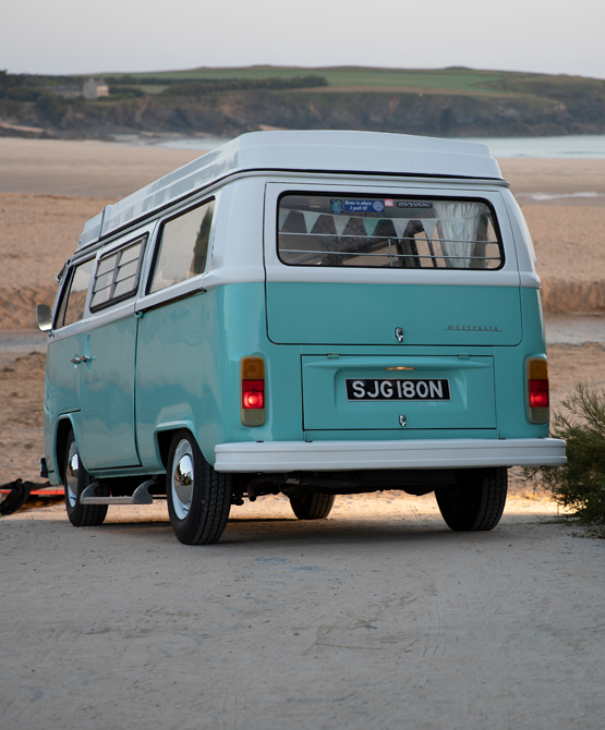 Classic VW campervan hire in Wadebridge